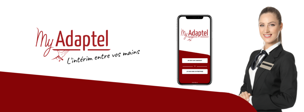 Application My Adaptel - intérim en Normandie