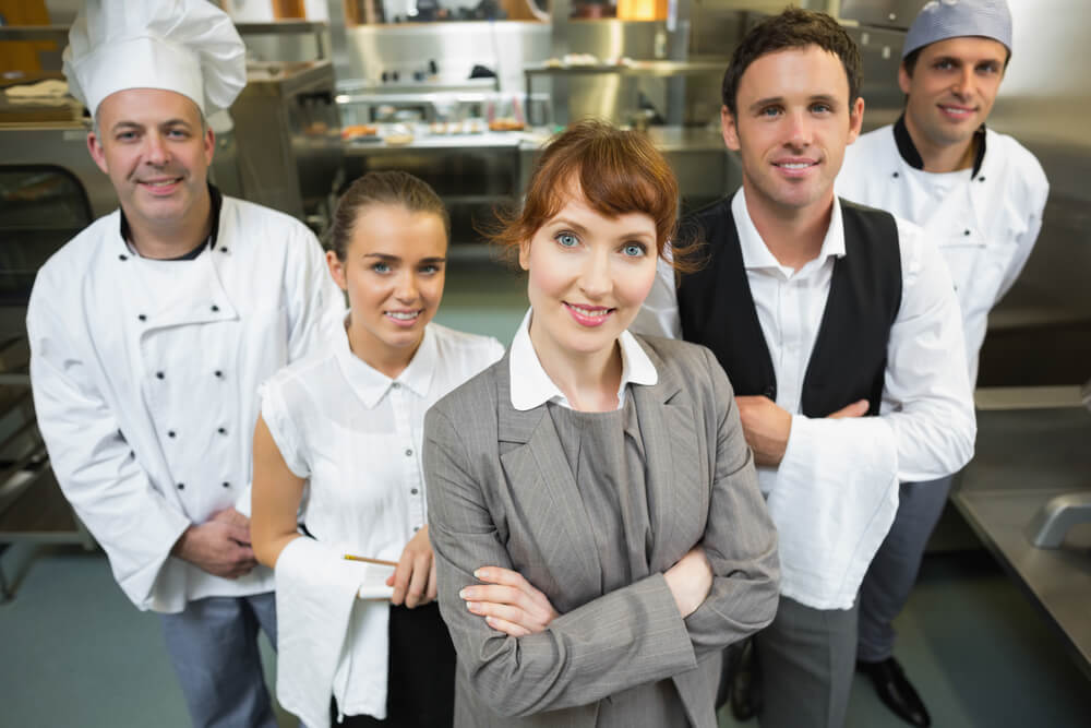 Equipe de restaurant